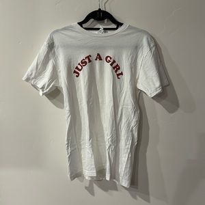 Gwen Stefani just a girl T-shirt from her concert.